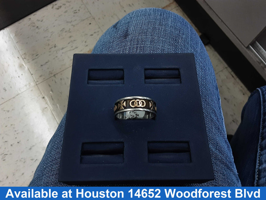 Men's Ring - Silver 7.4 grams Size 20