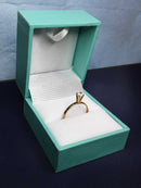 Women's Ring - Solitaire - Yellow Gold 10k (.417) 1.1 grams Size 7