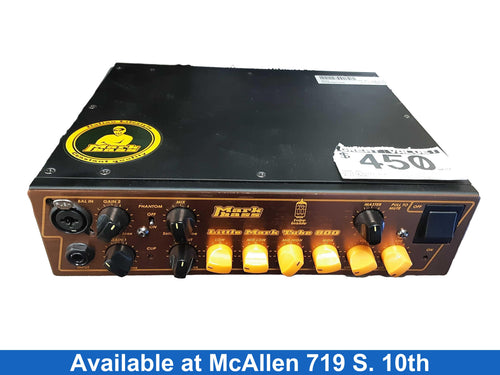 Mark Bass Little Mark Tube 800 Black Audio Recorder