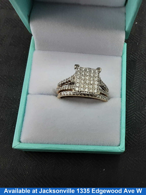 Ring - Wedding Set - Yellow Gold 10k (.417) 5.4 grams Size 8.5