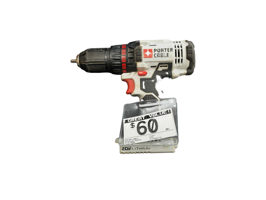 Porter-cable Pcc601 Gray Cordless Hammer Drill