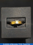 Women's Ring - Solitaire - Yellow Gold 14k (.585) 3.7 grams Size 20