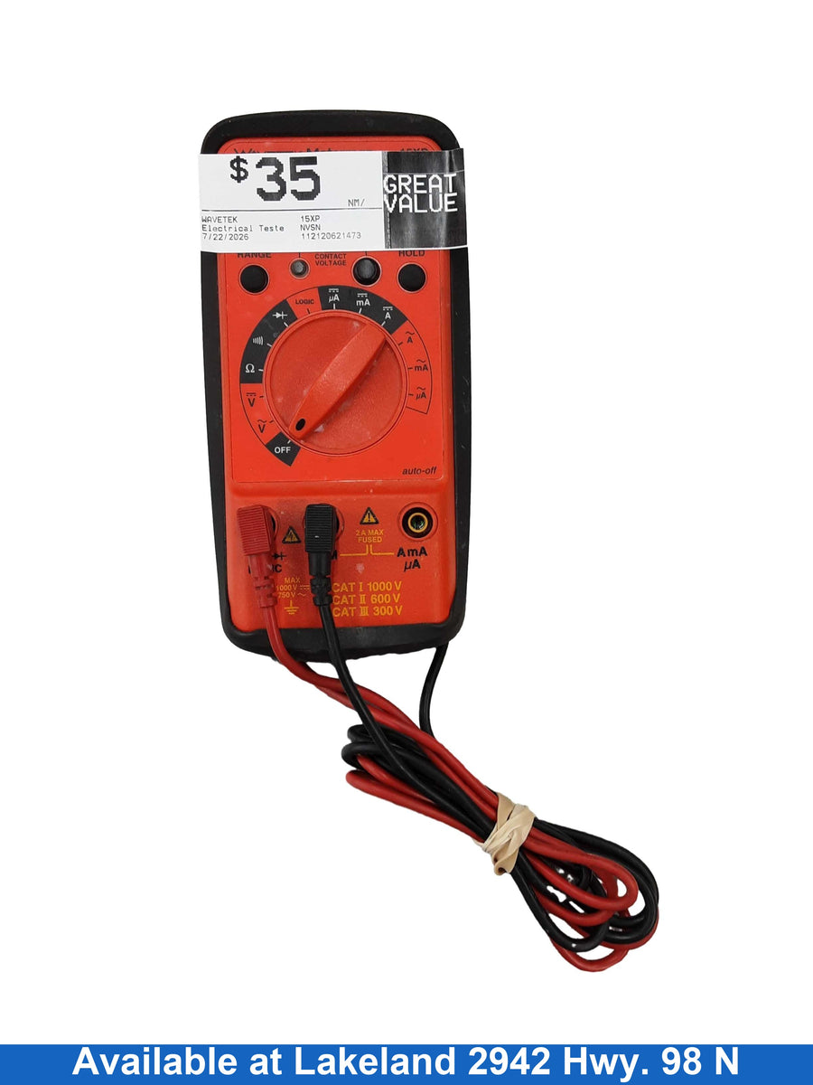 Wavetek 15xp Orange Electrical Testing Instrument