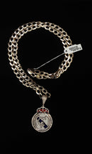 Real Madrid Pendant Chain 14k 38 Grams 24 Inch