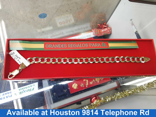 Cuban Link Bracelet - Yellow Gold 10k (.417) 14.5 grams 8 inch