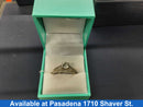 Ring - Engagement Set - White Gold 10k (.417) 3.4 grams Size 9.5