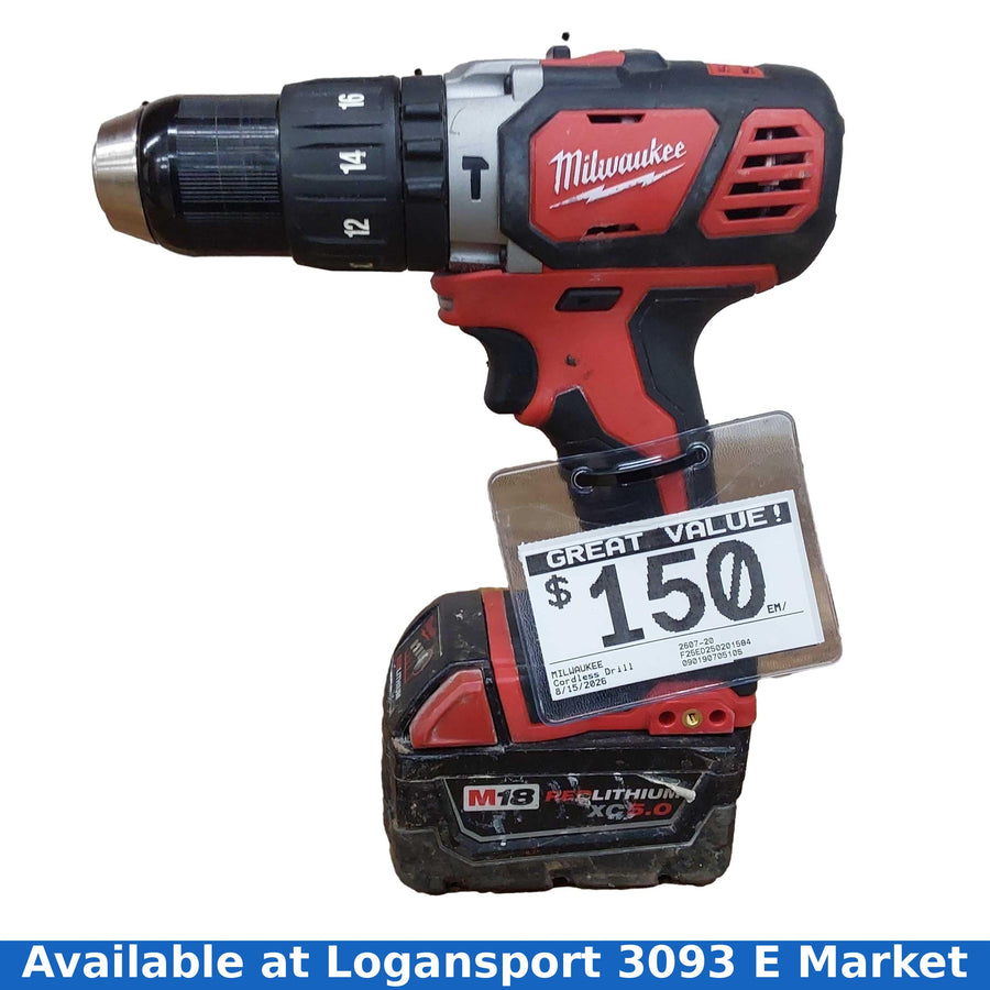 Milwaukee 2607-20 Red Cordless Standard Drill