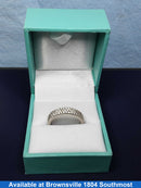 Ring - Wedding Band - Silver 2.7 grams Size 7.5