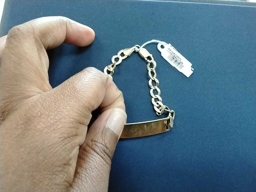 ID Bracelet - Yellow Gold 14k (.585) 11 grams 8 inch