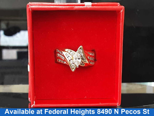 Women's Ring - Yellow Gold 14k (.585) 7.28 grams Size 10