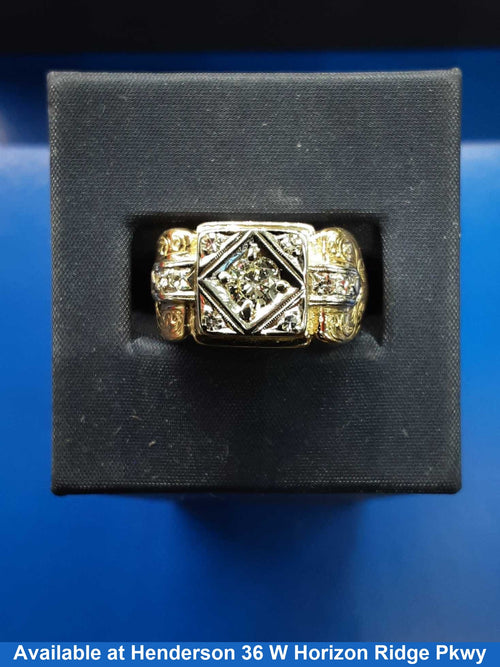 Men's Ring - Yellow Gold 14k (.585) 7.8 grams Size 8