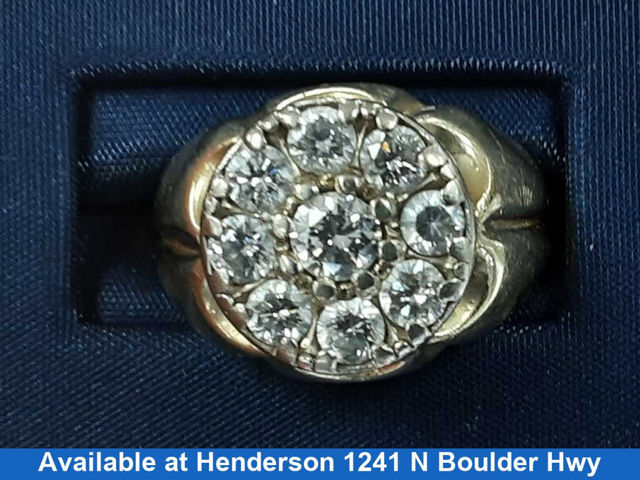 Men's Ring - Yellow Gold 14k (.585) 9.9 grams Size 20