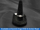 Ring - Engagement Set - White Gold 10k (.417) 3 grams Size 9