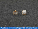 Double Stud Earring - Yellow Gold 10k (.417) 1.8 grams
