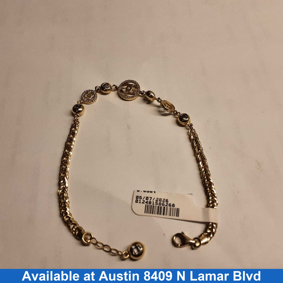 Bracelet - Yellow Gold 14k (.585) 5.8 grams 8 inch