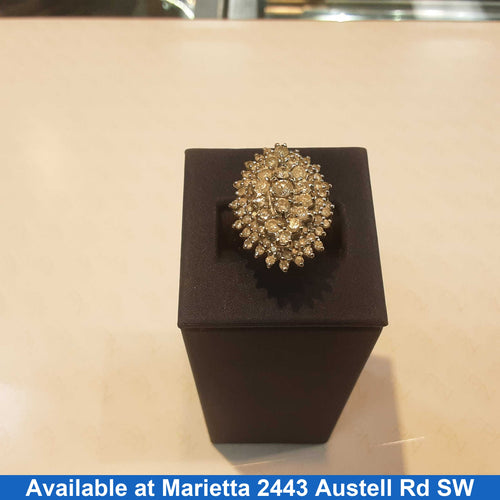 Women's Ring - Yellow Gold 14k (.585) 10.3 grams Size 8.5