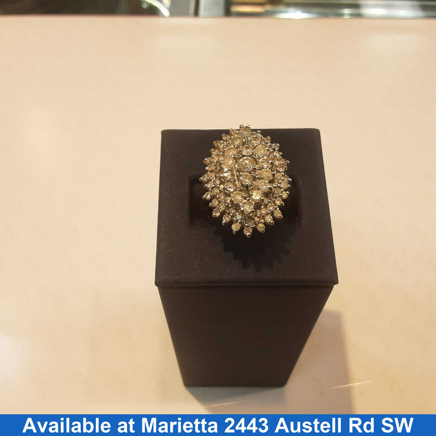 Women's Ring - Yellow Gold 14k (.585) 10.3 grams Size 8.5
