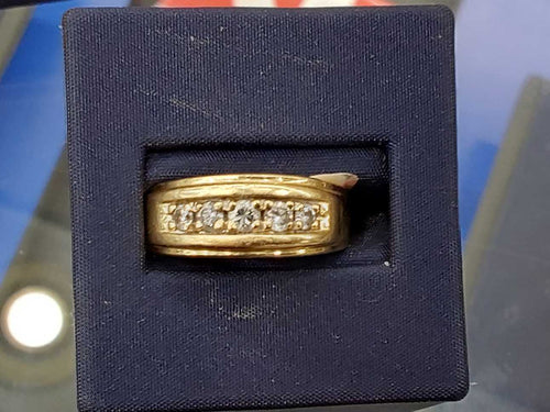 Ring - Wedding Band - Yellow Gold 14k (.585) 6 Grams Size 10