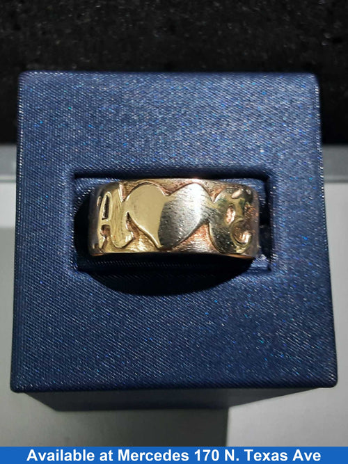 Men's Ring - Yellow Gold 10k (.417) 3.8 grams Size 9