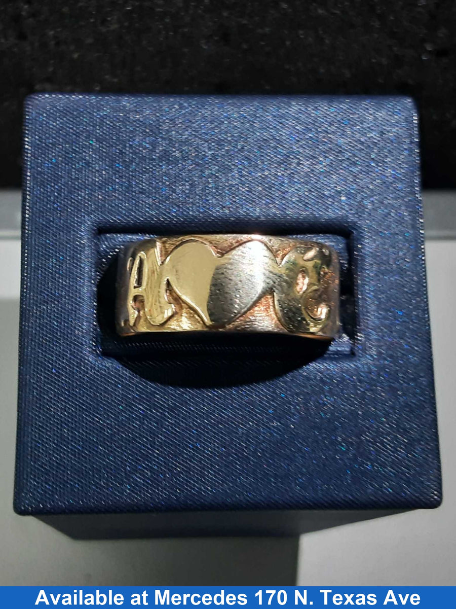 Men's Ring - Yellow Gold 10k (.417) 3.8 grams Size 9