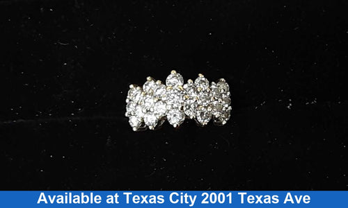 Women's Ring - Yellow Gold 14k (.585) 9.4 grams Size 7.5