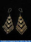 Jacket Earrings - Yellow Gold 18k (.750) 13.5 grams
