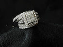 Ring - Wedding Set - White Gold 14k (.585) 10.1 grams Size 5.5