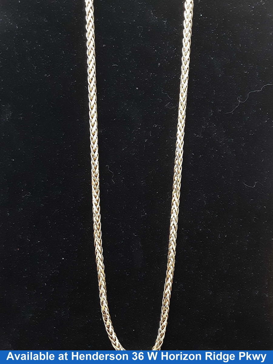 Wheat Chain - Yellow Gold 14k (.585) 30.4 grams 24 inch