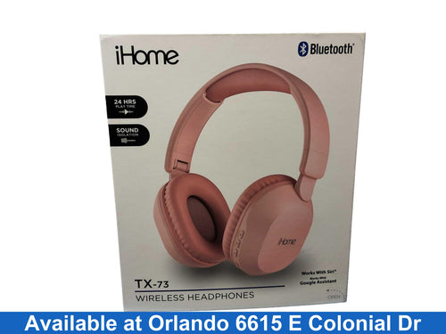 Ihome Tx-73 Pink Stereo Headphone