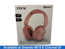 Ihome Tx-73 Pink Stereo Headphone