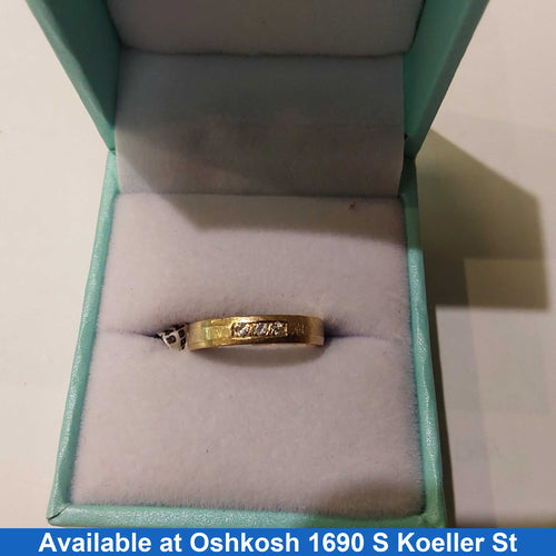 Ring - Wedding Band - Yellow Gold 14k (.585) 2.4 grams Size 4.5