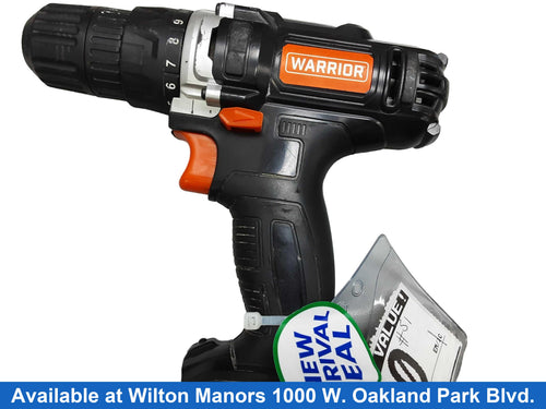 Warrior 57366 Black Cordless Impact Drill