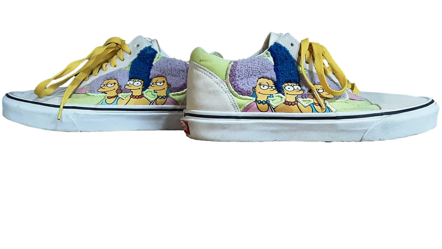Vans Old Skool The Simpsons Bouvier Sisters White