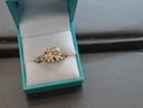 Women's Ring - Yellow Gold 14k (.585) 4.3 grams Size 10.5