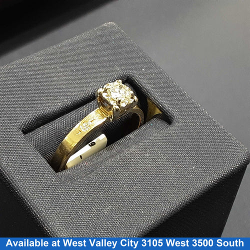 Women's Ring - Yellow Gold 14k (.585) 2.9 grams Size 20