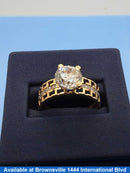 Women's Ring - Yellow Gold 10k (.417) 3.1 grams Size 9