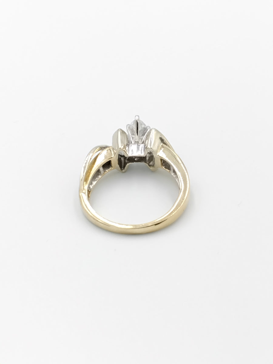 Women's Ring - Yellow Gold 14k (.585) 5.1 grams Size 7.5