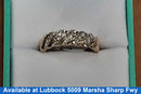 Women's Ring - Anniversary - Yellow Gold 10k (.417) 3.3 grams Size 7