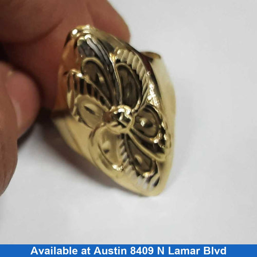 Women's Ring - Yellow Gold 14k (.585) 3.2 grams Size 12