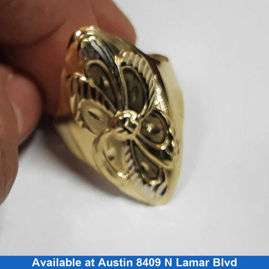 Women's Ring - Yellow Gold 14k (.585) 3.2 grams Size 12