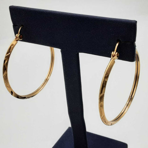 Bangle Earrings - Yellow Gold 10k (.417) 2.8 grams