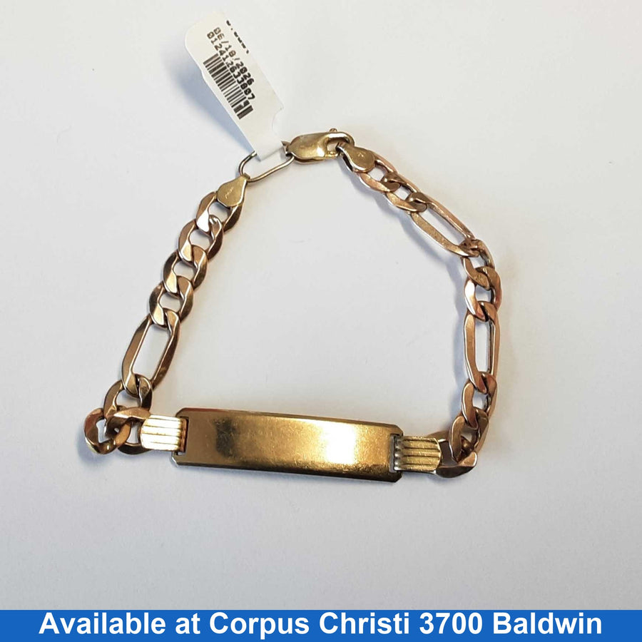 ID Bracelet - Yellow Gold 10k (.417) 11.3 grams 8 inch