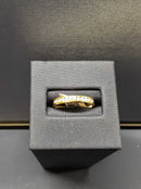 Ring - Wedding Band - Yellow Gold 14k (.585) 3 grams Size 7.5