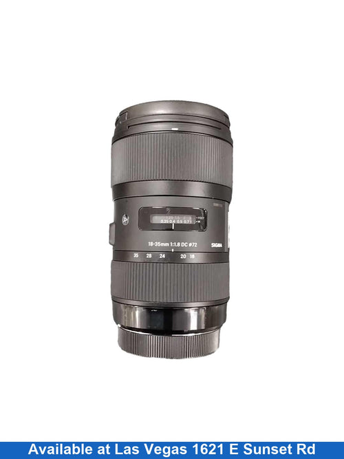 Sigma 18-35 Black Photographic Lens