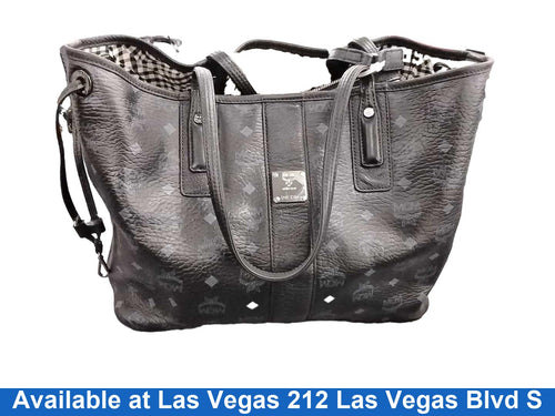 Mcm 11351610 Visetos Black Purse / Handbag