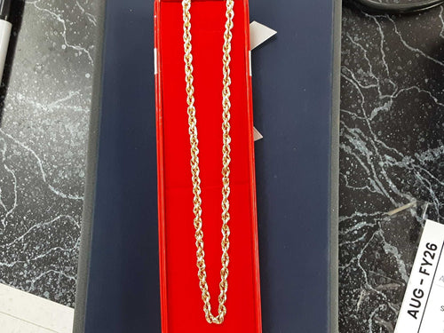 Rope Chain - Yellow Gold 10k (.417) 8.8 grams 18 inch