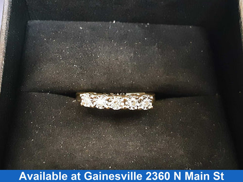 Women's Ring - Yellow Gold 10k (.417) 3.8 grams Size 6