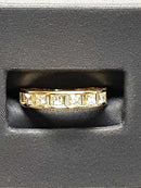 Women's Ring - Anniversary - Yellow Gold 14k (.585) 2.7 grams Size 6.5
