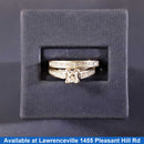 Ring - Engagement Set - White Gold 14k (.585) 4.5 grams Size 6