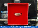 Ring - Wedding Band - Tricolor Gold 14k (.585) 4.38 grams Size 16